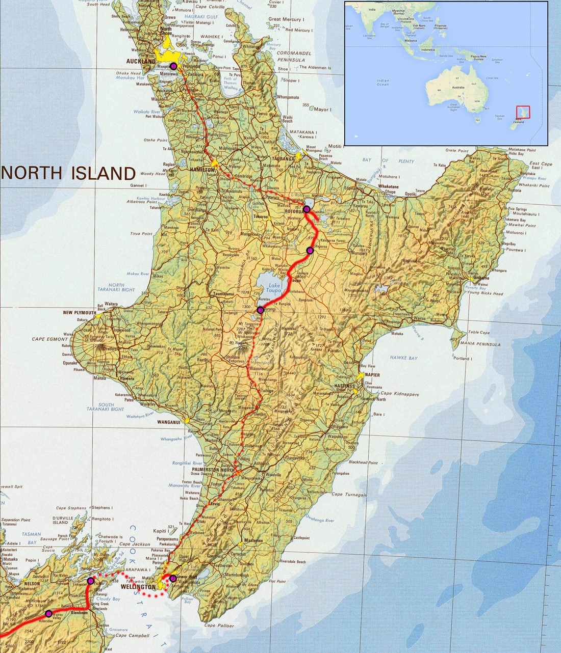 Nordinsel - Karte